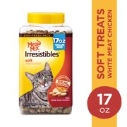 Meow Mix Irresistibles Cat Treats, Soft With White Meat Chicken