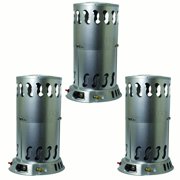 Mr. Heater Portable Outdoor LP Propane Gas Convection Heater (3 Pack)