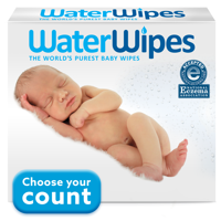 WaterWipes Sensitive Baby Wipes, Unscented (Choose Your Count)