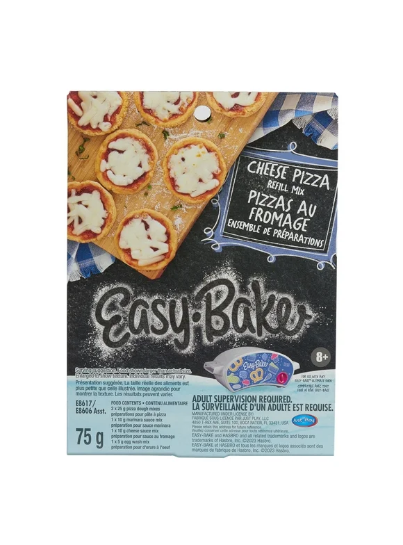 Easy-Bake Ultimate Oven Toy Cheese Pizza Refill Mix, Kids Toys for Ages 3 up