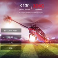 WLtoys XK K130-B RC Helicopter 2.4G 6CH Brushless 3D6G Flybarless FUTABA S-FHSS Stunt Helicopter without Transmitter