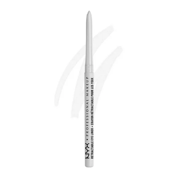 NYX Professional Makeup Retractable Eye Liner, Waterproof Mechanical eye pencil, White