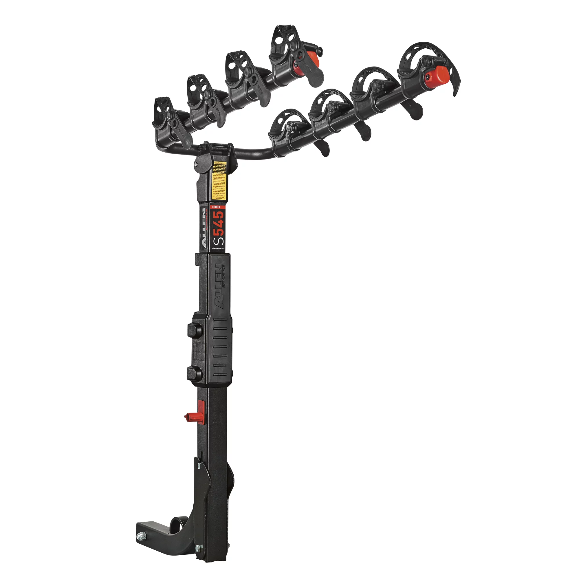 Allen Sports Premier 4-Bicycle Hitch Mounted Bike Rack Carrier, S-545