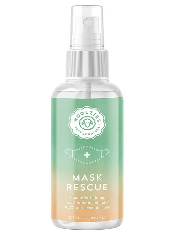Face Mask Rescue Essential Oil Spray Hypoallergenic | Mask Freshener Spray, Mood-boosting Blend | 3.3 Fl Oz