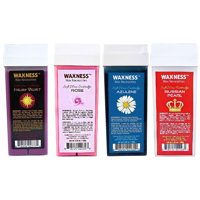 Waxness Wax Necessities Soft Wax Cartridge - Set of 4 Cartridges Assorted (4 x 3.38 oz 100g)