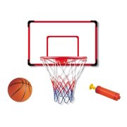 Indoor/Outdoor XL Big Basketball Hoop Set - 27" x 18" Backboard + 15" Rim Sports