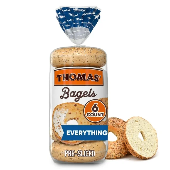 Thomas' Everything Bagels, 6 Count, 20 oz Bag