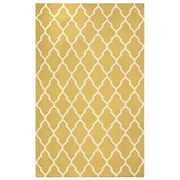 Rizzy Home Yellow/Gold Rug In Wool 3' x 5'