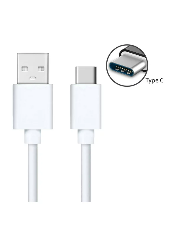 USB Type C Fast Charging Cable 6FT USB-C Type-C 3.1 Data Sync Charger Cable Cord For Samsung Galaxy S8 S8+ Note 8 Nexus 5X 6P OnePlus 2 3 5 LG G5 G6 V20 HTC 10 Google Pixel XL White