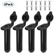 4 PCS Kayak Fishing Rod Holders with Cap Cover Boat Fishing Tackle Accessory Tool