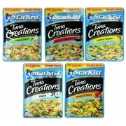 Starkist Tuna Creations Variety Pack, 2.6-Ounce Pouch, 5 Flavors, 1 Pouch of Each Flavor, 5 Pouches Total