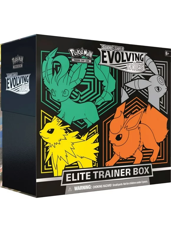 Pokemon Trading Card Games SAS7 Evolving Skies Elite Trainer Box Flareon Jolteon Umbreon Leafeon