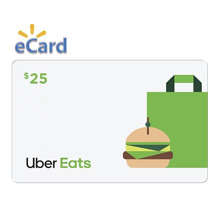Uber Eats $25 Gift Card (email Delivery)