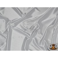 Satin Crepe Solid Fabric WHITE / 60" Wide / Sold by the yard