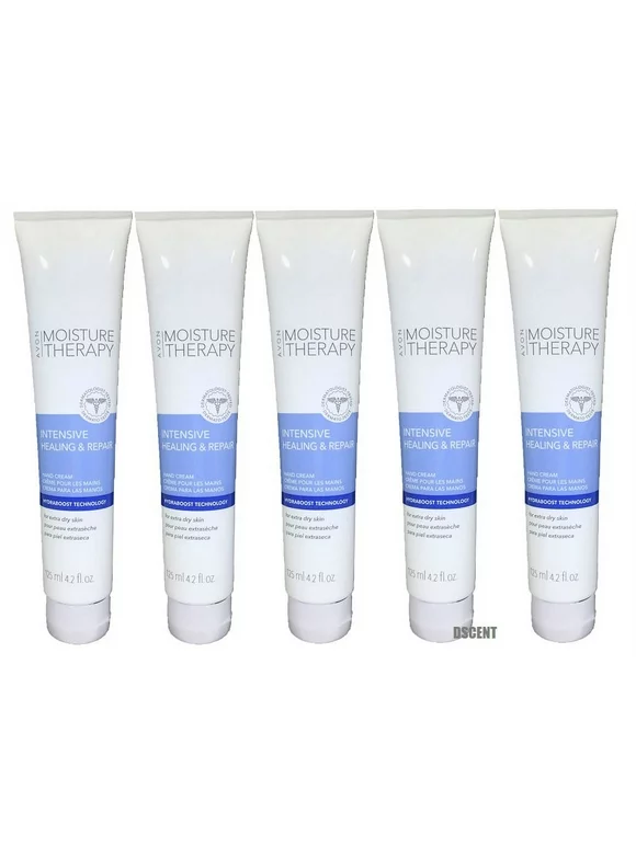 5 Pack Avon Moisture Therapy Intensive Healing&Repair Extra Dry Skin Hand Cream