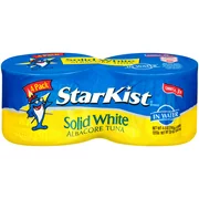 (4 Cans) StarKist Solid White Albacore Tuna in Water, 5 oz