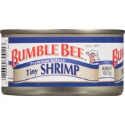 BUMBLE BEE Tiny Shrimp, 4 Ounce Can, High Protein Food and Snacks