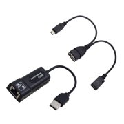 Network Adapter USB 3.0 to Ethernet RJ45 Lan Gigabit Adapter for 10/100/1000 Mbps Ethernet Supports Nintendo Switch Black