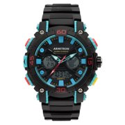 Armitron Men's Black and Blue/Red Analog-Digital Watch
