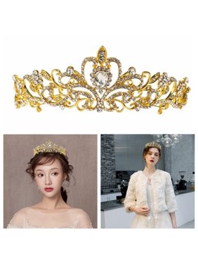 Silver/Gold Bridal Headband Princess Headpiece Crystal Hair Tiara Wedding Crown Accessories