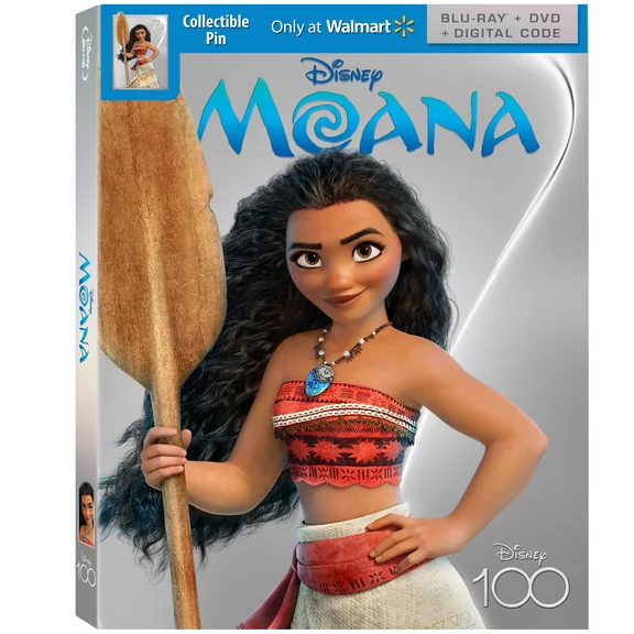 Moana - Disney100 Edition DX Offers Mall Exclusive (Blu-ray   DVD   Digital Code)