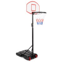 Best Choice Products Portable Kids Junior Height-Adjustable 28 In. Basketball Hoop Stand Backboard System with Wheels