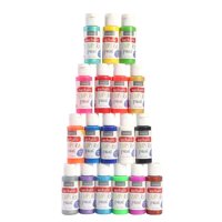Juvale 2 oz Multi-color Flat Tempera Art Paint (18 Pack)