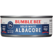 Bumble Bee Solid White Albacore Tuna in Vegetable Oil, 5 oz Can