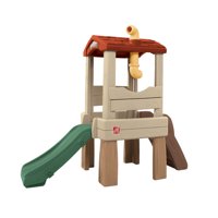 Step2 Lookout Treehouse Kids Outdoor Playset Climber with Slide