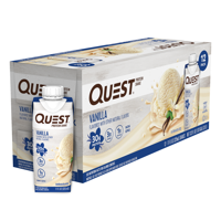 Quest Protein Shake, Vanilla, 30g Protein, 12 Ct