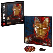 LEGO Art Marvel Studios Iron Man 31199 Canvas Art Set Building Toy for Adults (3,167 Pieces)