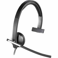 Logitech H650e USB Single-Ear Corded Headset, 981-000513