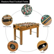 Brand New Multi Game Table, 3-in-1 48" Combo Game Table w/ Soccer, Billiard, Slide Hockey, Wood Foosball Table, Perfect for Game Rooms, Arcades, Bars, Parties, Family Night