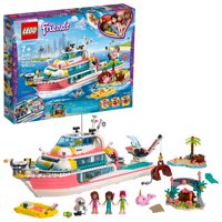 LEGO Friends Rescue Mission Boat 41381 Sea Building Kit (908 Pieces)