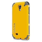 PureGear DualTek Extreme Shock Case - Protective cover for cell phone - rubber-coated plastic - matte kayak yellow - for Samsung Galaxy S4