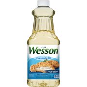 WESSON Pure Vegetable Oil, 0 g Trans Fat, Cholesterol Free, 48 oz.
