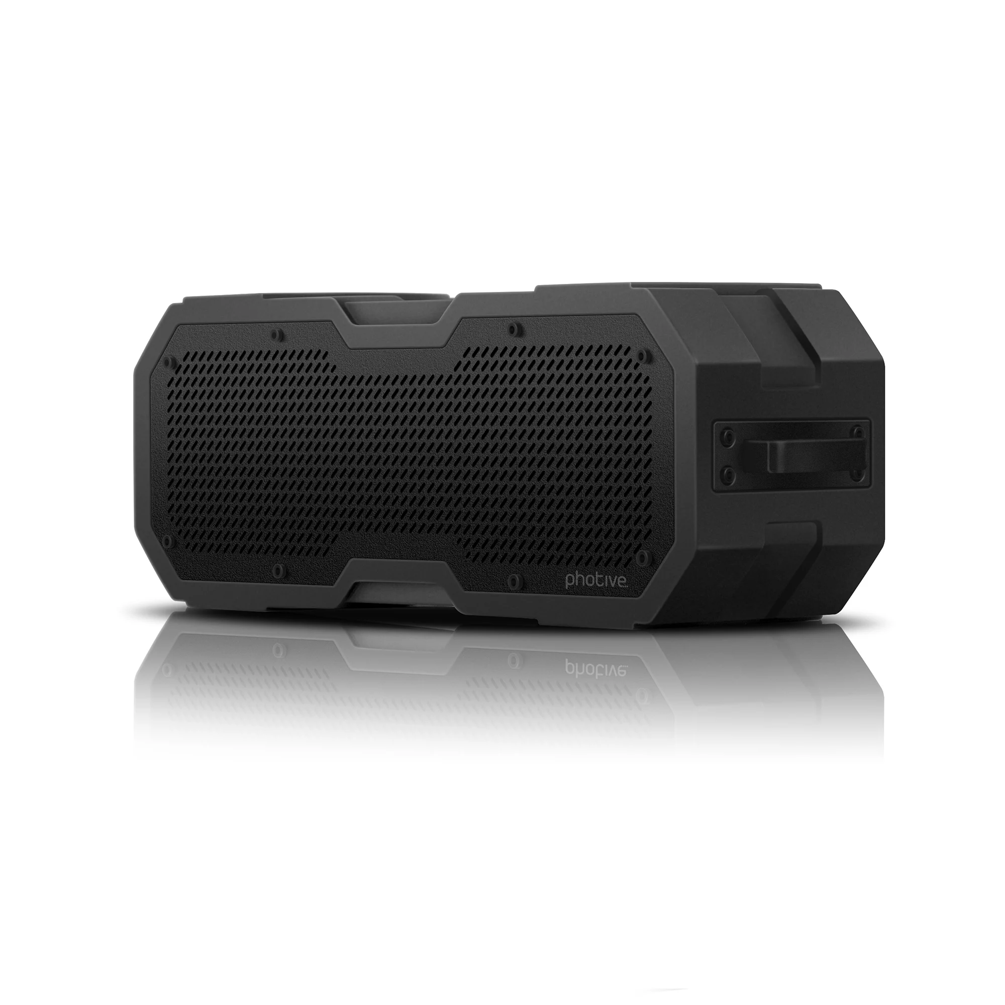 Photive CYREN II Portable Waterproof Bluetooth Speaker. Rugged Shockproof Dustproof Water-Resistant Wireless Portable Bluetooth Speaker