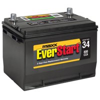 EverStart Maxx Lead Acid Automotive Battery, Group Size 34N (12 Volt/800 CCA)
