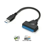 Mediasonic SATA to USB Cable  USB 3.0 / USB 3.1 Gen 1 to 2.5 SATA SSD / Hard Drive Adapter Cable (Optimized for SSD, Support UASP and SATA 3 6.0Gbps transfer rate) (HND5-SU3)
