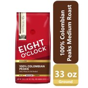 Eight O'Clock 100% Colombian Peaks Ground Coffee 33 Oz. Bag