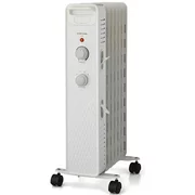 Mainstays 1500W Mechanical Oil Filled Electric Radiator Heater