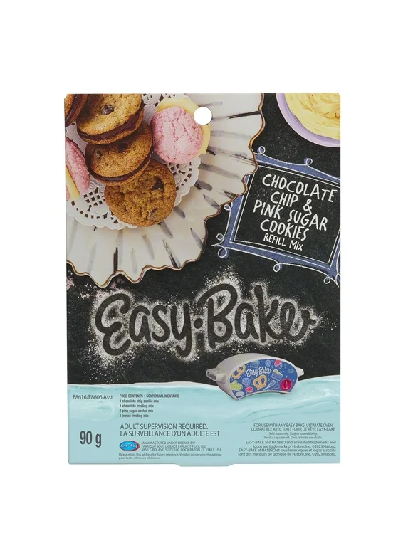 Easy-Bake Ultimate Oven Toy Chocolate Chip and Pink Sugar Cookies, Kids Toys for Ages 3 up