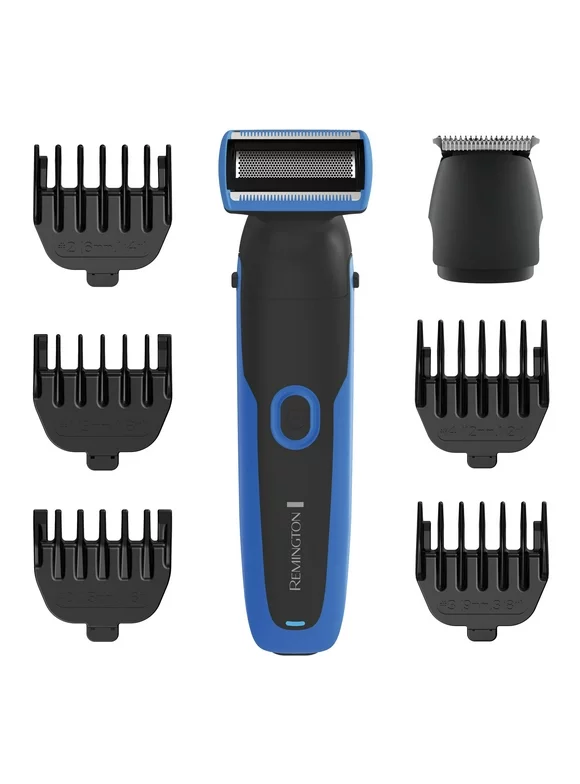 Remington WETech Face and Body Grooming Kit, Blue/Black, PG6255