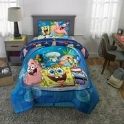 Spongebob Squarepants Kids Full Comforter, Sheets & Sham (6 Piece Bed in A Bag)