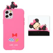Disney Minnie Mouse Sleep Figure - Jell Slim Protective Rubber Phone Case Cover for iPhone 11
