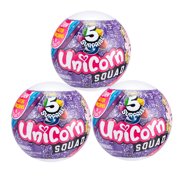 5 Surprise Unicorn Squad Series 2 Mystery Collectible Capsule (3 Pack) by ZURU