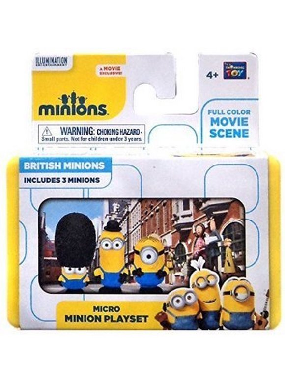 Despicable Me Minions Movie British Minions 2" Micro Playset by Think Way