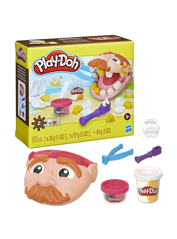 Play-Doh Mini Pirate Drill 'n Fill Play Dough Set for Boys and Girls - 4 Color (2 Piece), Only At DX Offers Mall