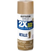 Gold, Rust-Oleum American Accents 2X Ultra Cover, Metallic Spray Paint, 11 oz