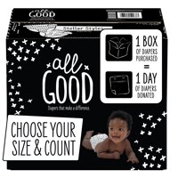 All Good Absorbent and Hypoallergenic Diapers (Choose Your Size & Count)